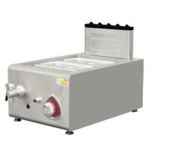 Gaz commercial Lava Stone Grill de partie supérieure du comptoir d'équipement de cuisine de restaurant d'E-RQH-400G