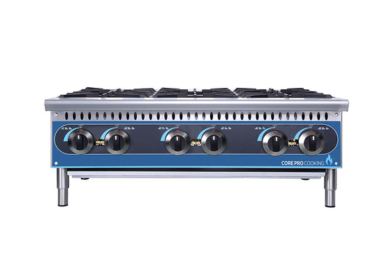 Brûleurs de bureau au gaz 24-Inch 4 de fourneau de restaurant d'équipement commercial de cuisine