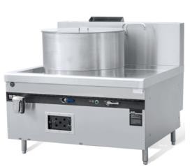 Style chinois de P-OFR-4-DB faisant cuire le brûleur ouvert au gaz 4-Range de gamme avec la station