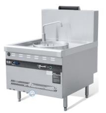P-SC-3 Cuisinière de style chinois Riz Vapeur Gaz 3-Deck Sea Food Steam Cabinet