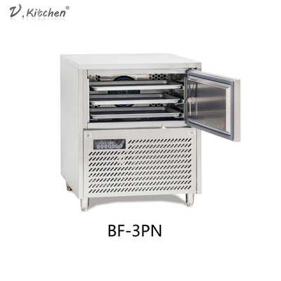 Un congélateur plus frais plus froid de souffle commercial de matériel de réfrigération de BF-3PN pour la cuisine