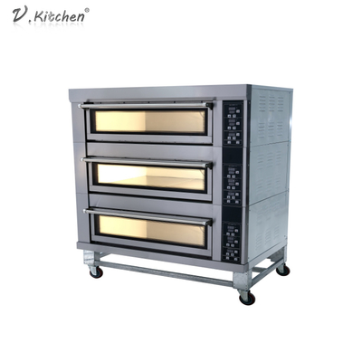 4 double boulangerie électrique Oven Machine de la plate-forme 13.2kw de plateaux
