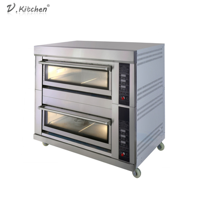 Four rotatoire de la convection 220V Pita Bread Pizza Baking Gas