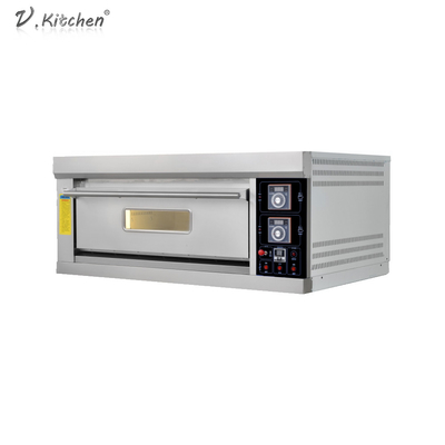 Gaz simple Oven For Pizza de plate-forme de la convection 60kw de partie supérieure du comptoir