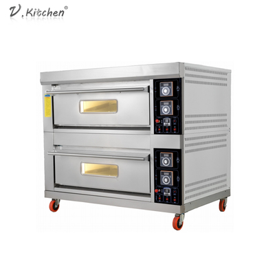 Gaz simple Oven For Pizza de plate-forme de la convection 60kw de partie supérieure du comptoir