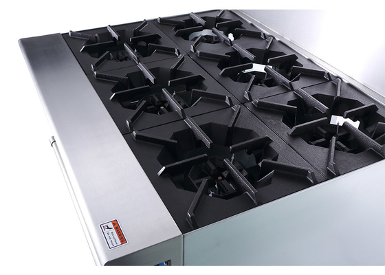 Brûleur 14,6 à l'équipement 36-Inch 6-Open de cuisine de restaurant de Gkw avec le four