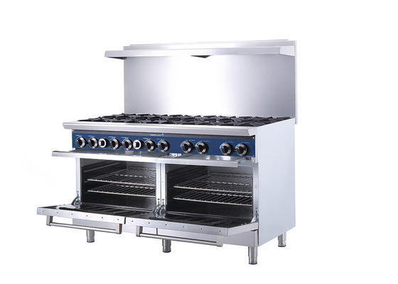 Brûleur commercial au gaz 60-Inch 10-Open d'équipement de cuisine de restaurant