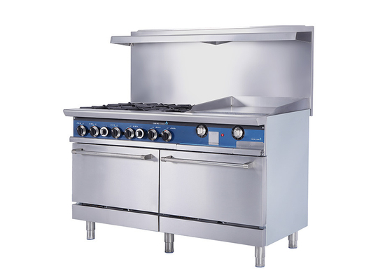 Brûleur commercial au gaz 60-Inch 10-Open d'équipement de cuisine de restaurant
