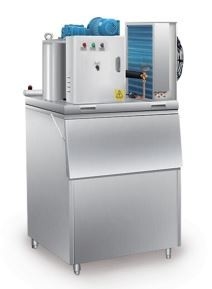 Machine à glace carrée de cube en fabricant industriel commercial du flocon SL-200, machine de la machine à glaçons 110kg