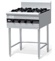 Style chinois de P-OFR-4-DB faisant cuire le brûleur ouvert au gaz 4-Range de gamme avec la station