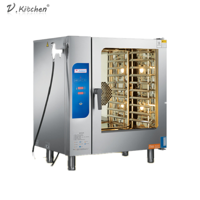 Boulangerie de restaurant faisant 10 cuire au four Tray Combi Convection Oven
