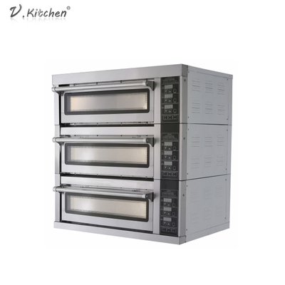 Pita Bread Bakery Oven Machine française rotatoire 3 plateaux de la plate-forme 3